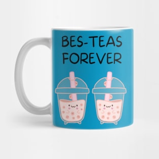 Cute Bes-Teas Forever Platonic Besties Happy International Friendship Day Mug